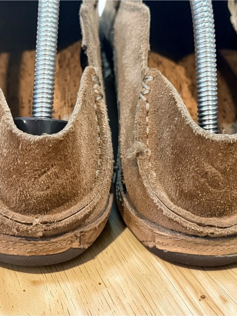 Olukai Moloa Kohana 10184-1010 Men's US 10 Brown Suede Leather Boat Deck Loafers